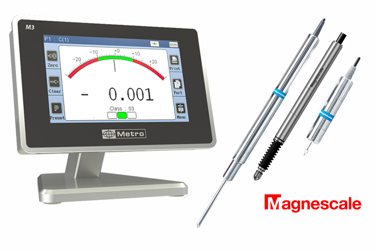 Metro M3 Display and Magnescale DK probes