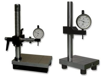 Dial indicator column stand with hardened stainless steel base